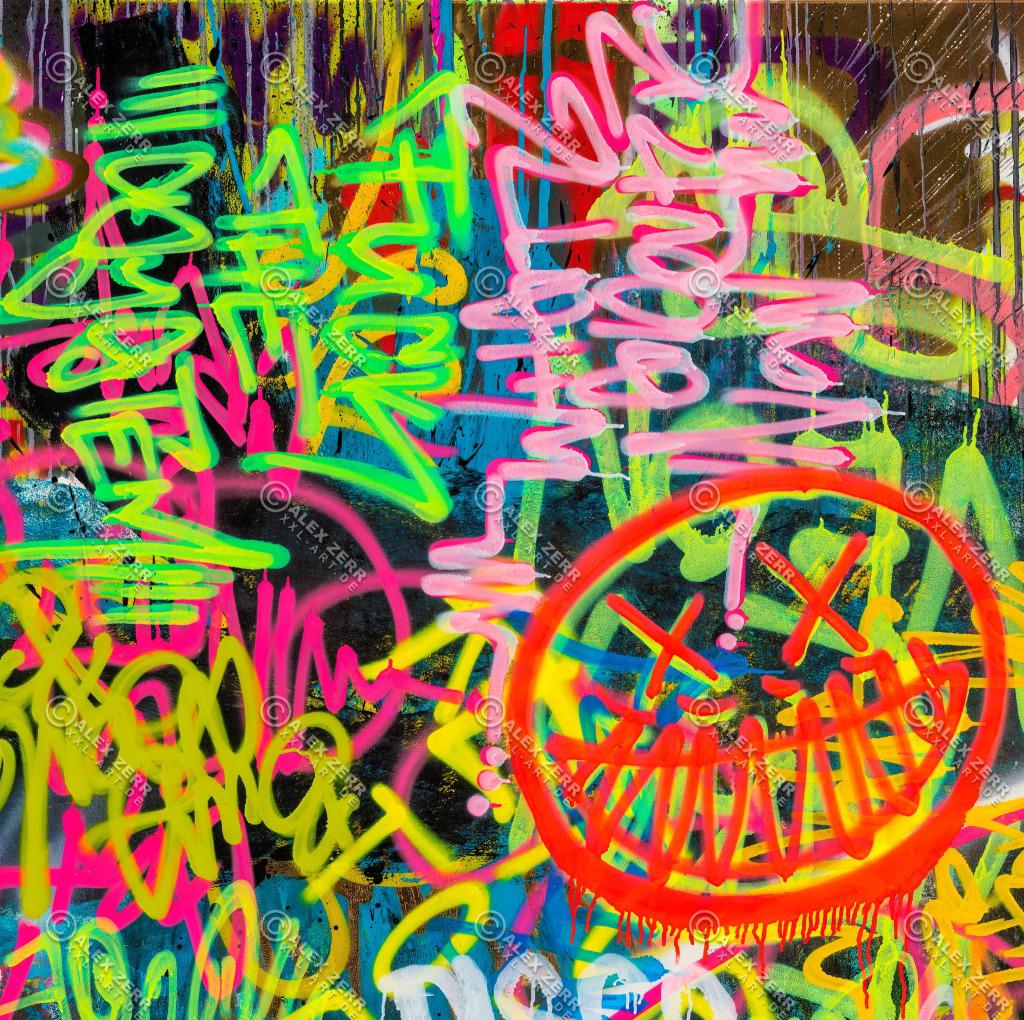 Abstraktes Bild auf Leinwand
