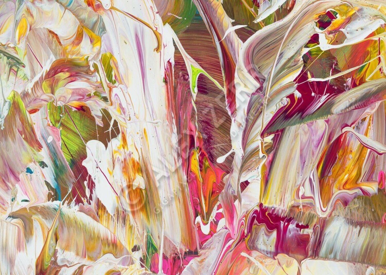 Kunstdruck abstraktes Bild 140x100cm auf Leinwand