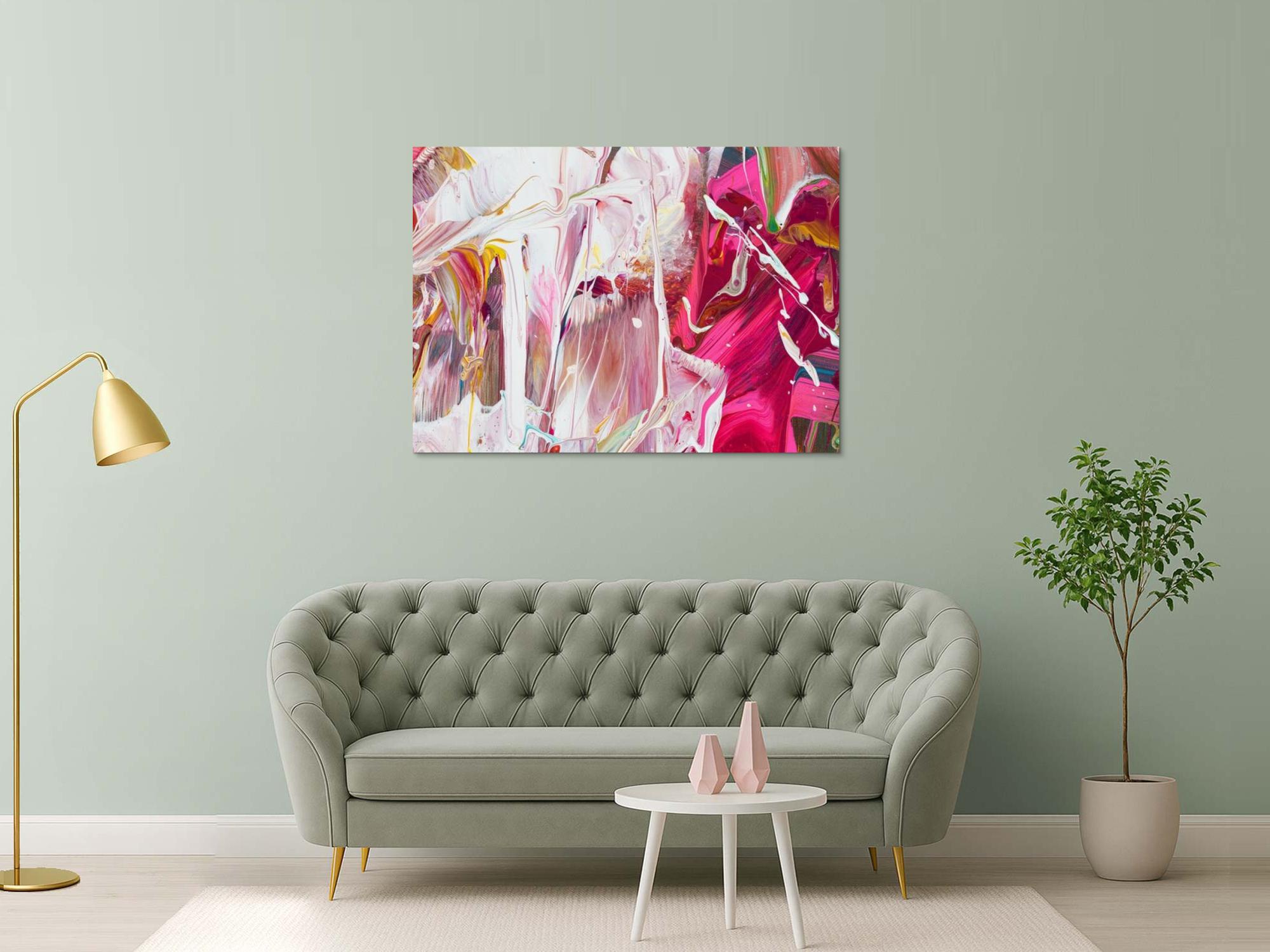 Kunstdruck abstraktes Bild 140x100cm auf Leinwand