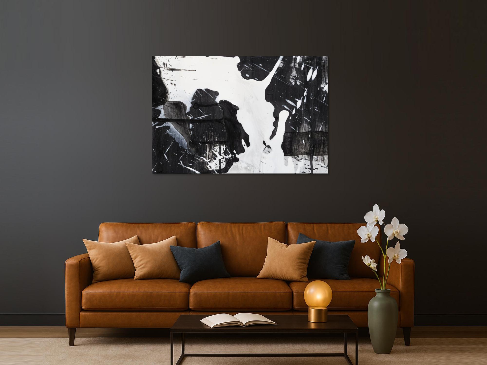 Kunstdruck abstraktes Bild 150x100cm auf Leinwand