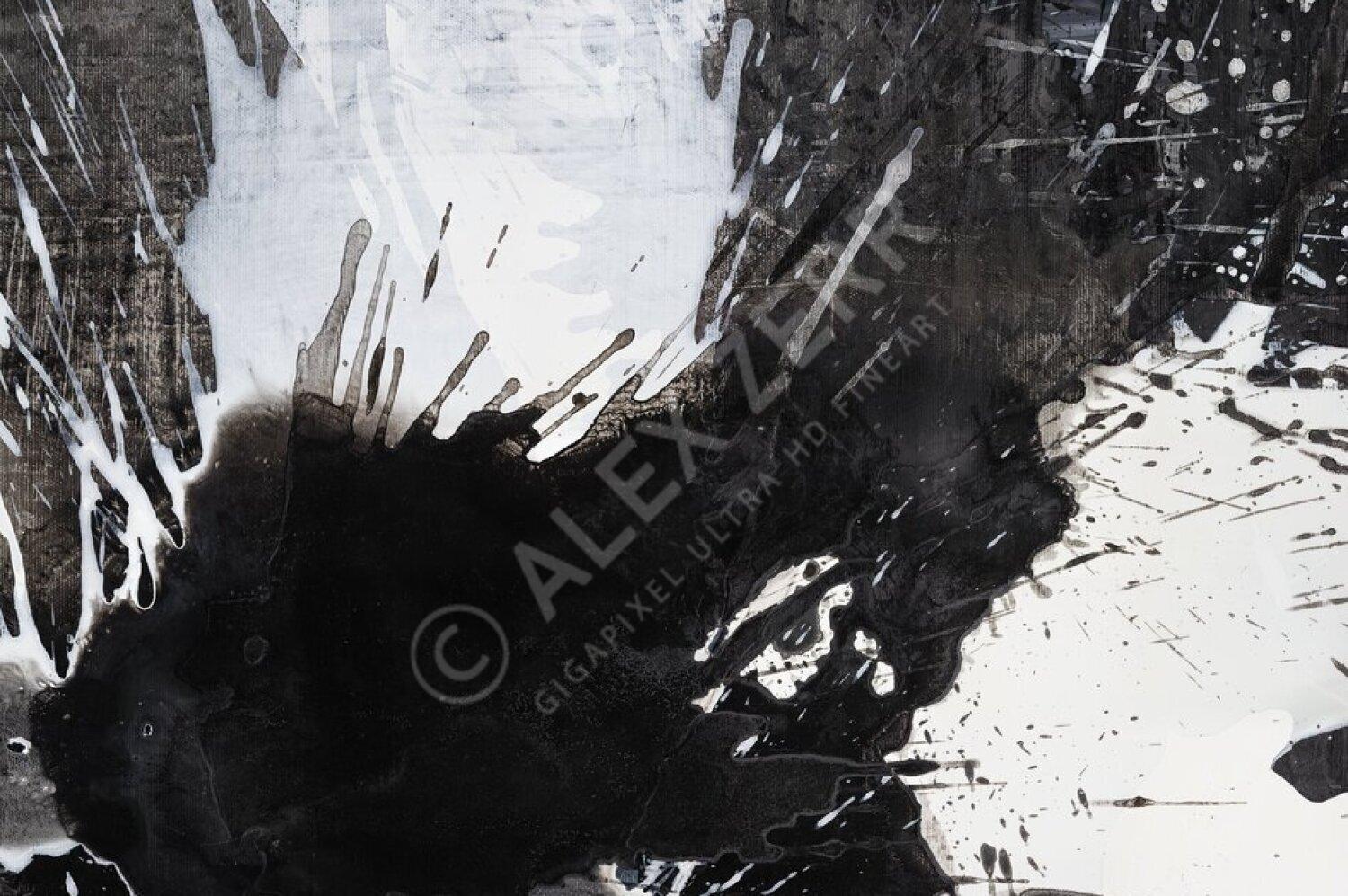 Kunstdruck abstraktes Bild 150x100cm auf Leinwand