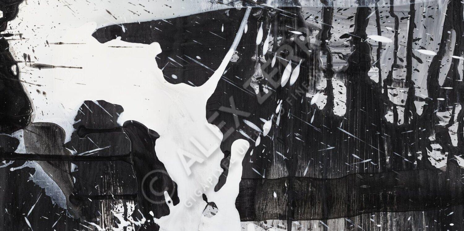 Kunstdruck abstraktes Bild 200x100cm auf Leinwand