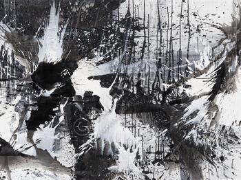 Kunstdruck abstraktes Bild 160x120cm auf Leinwand