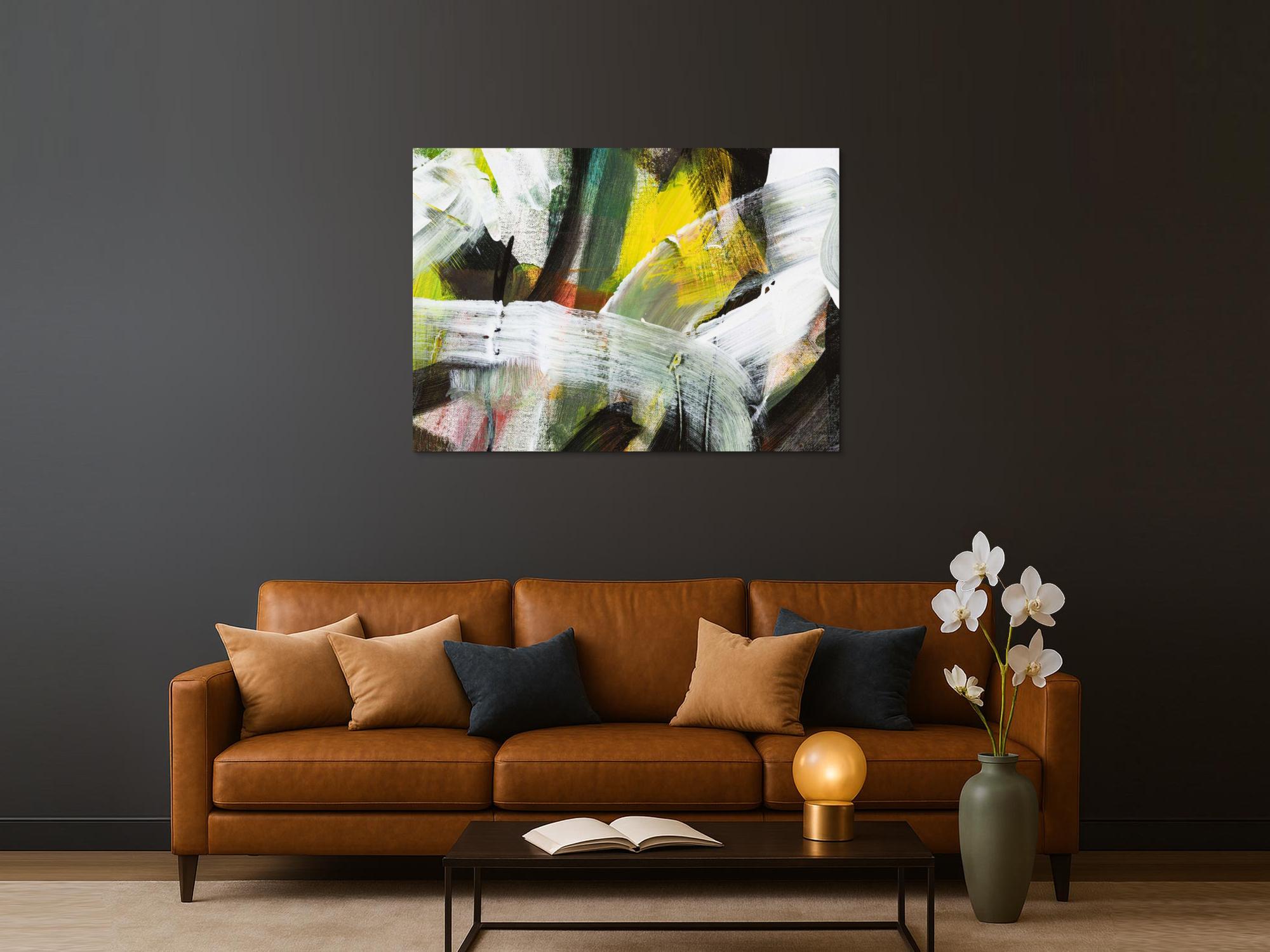 Kunstdruck abstraktes Bild 140x100cm auf Leinwand