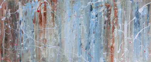 Modernes acrylbild abstrakt