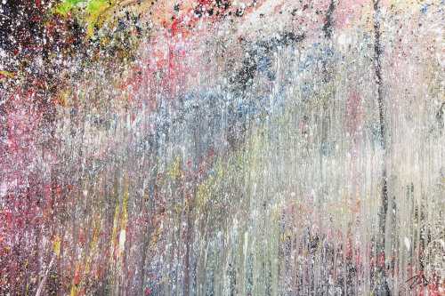 Abstraktes Acrylbild bunt modern schönes Gemälde