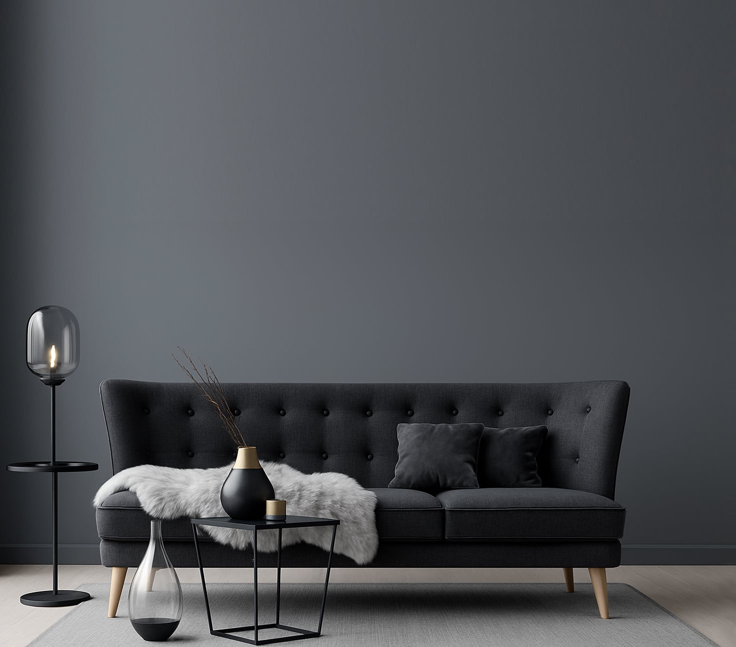 Abstrakte Kunst im Raum